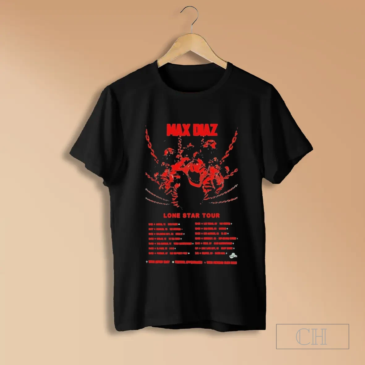 Max Diaz Fall Tour 2025 Dates T Shirts