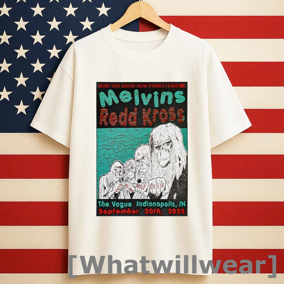 Melvins And Redd Kross September 20 2025 The Vogue In Indianapolis In Shirts