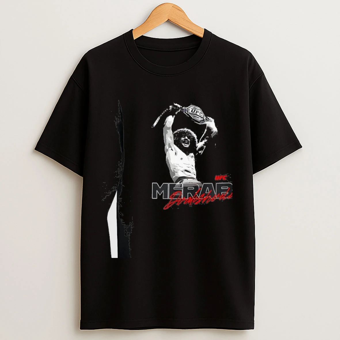 Merab Dvalishvili Fighter Graphic Signature Shirts