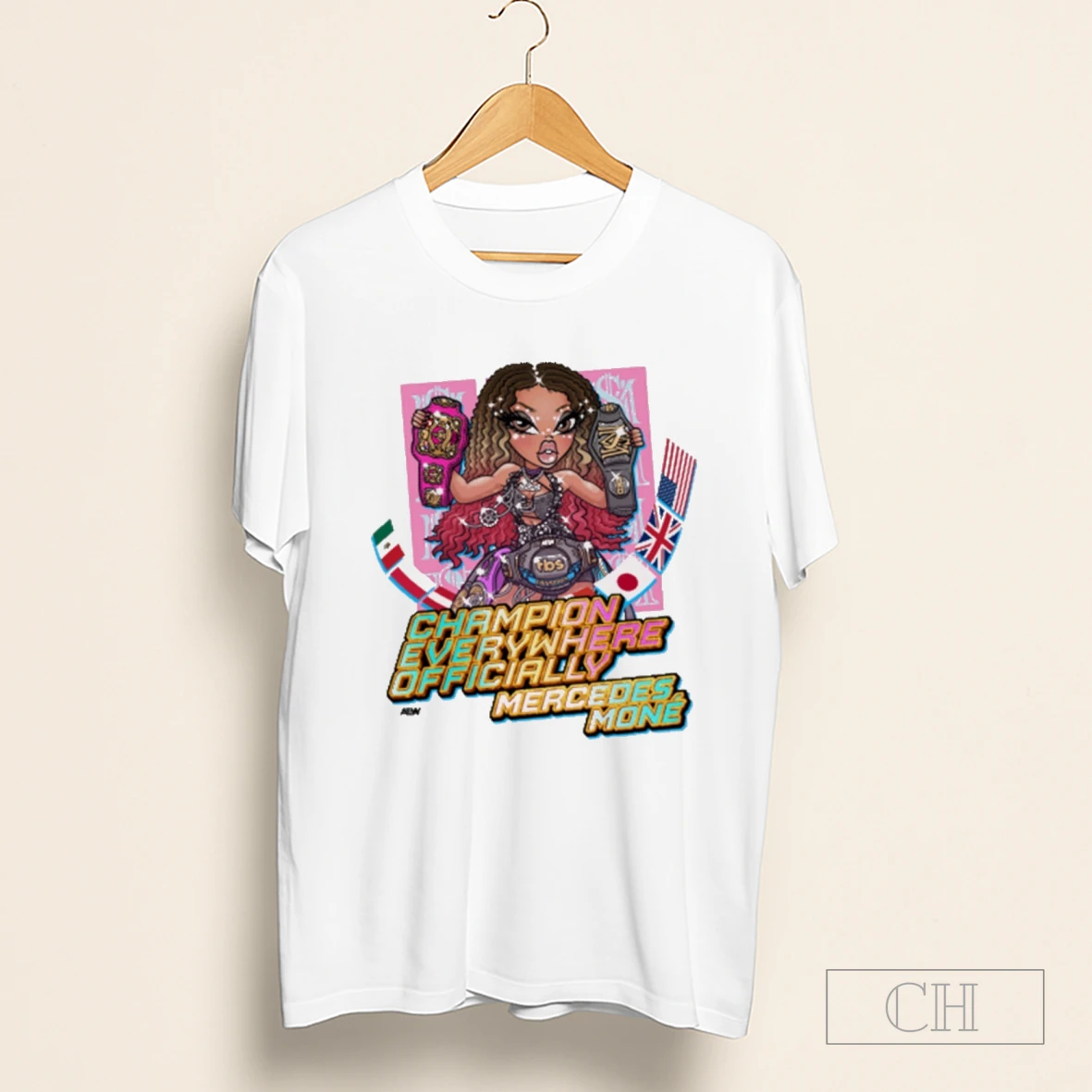 Mercedes Mone Champion Everywhere Aew 2025 Shirt