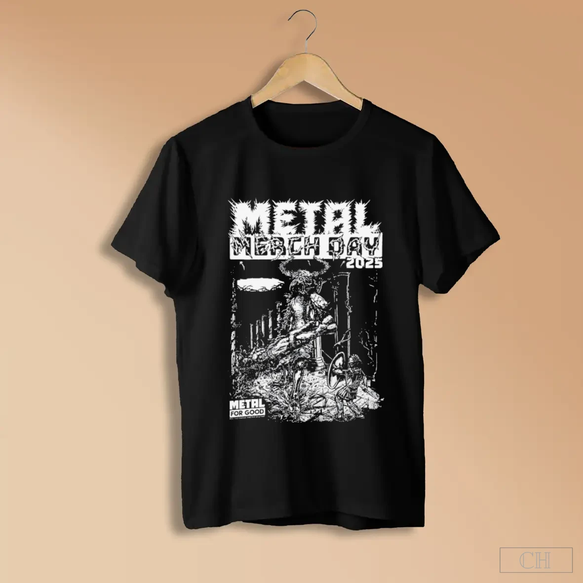 Metal For Good Positive Change One Riff At A Time Broken Halo Shirts