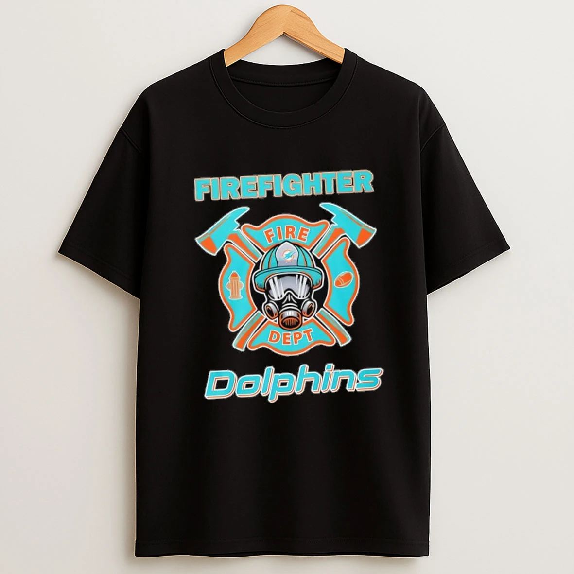 Miami Dolphins Firefighter Fire Dept Logo Shirts