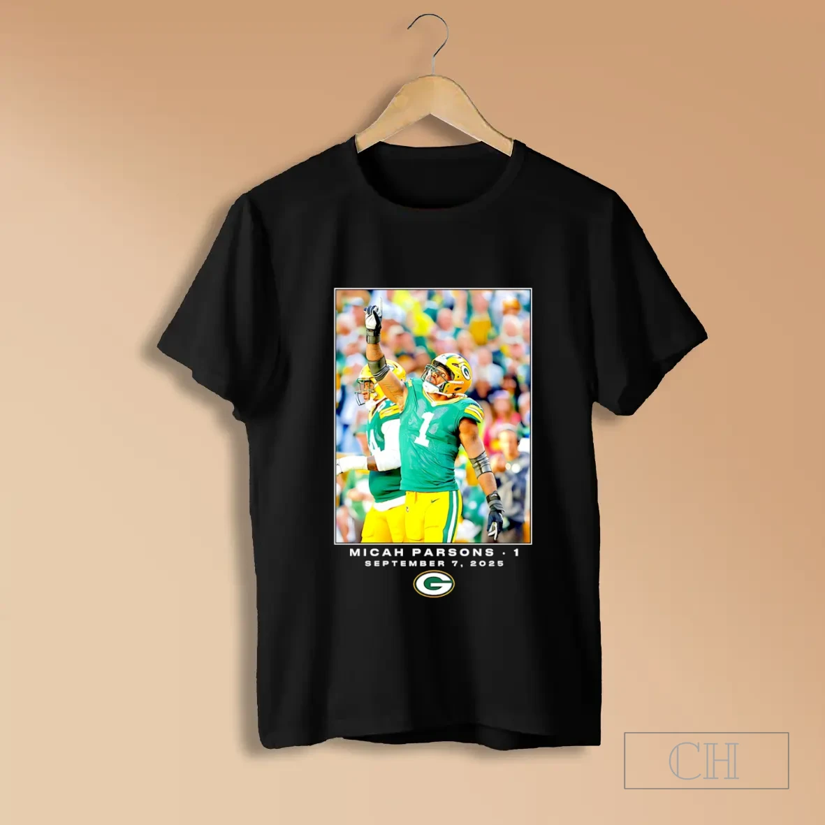Micah Parsons Green Bay Packers Nfl Flash Features Week 1 2025 Photo Shirts