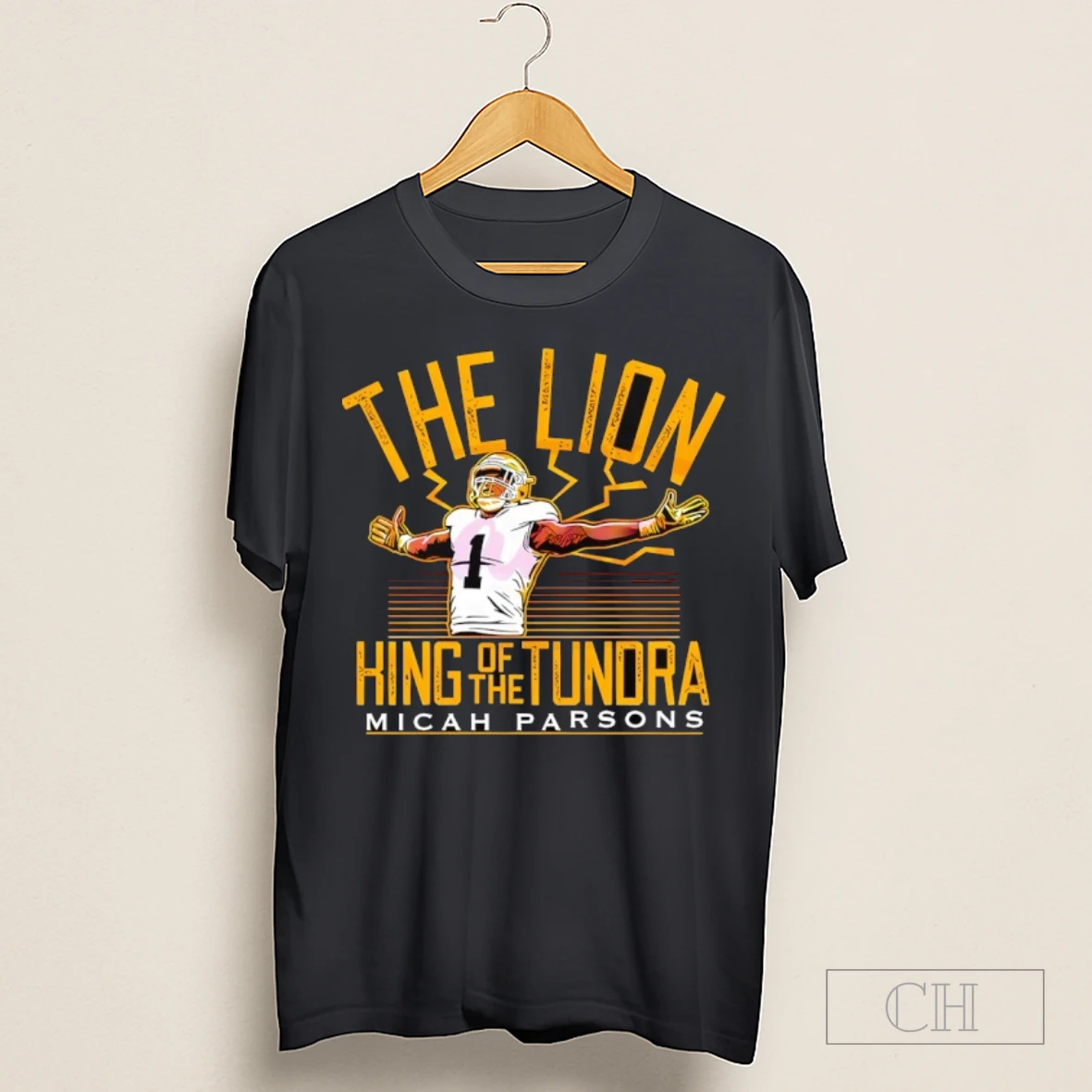 Micah Parsons King Of The Tundra The Lion Football Shirt