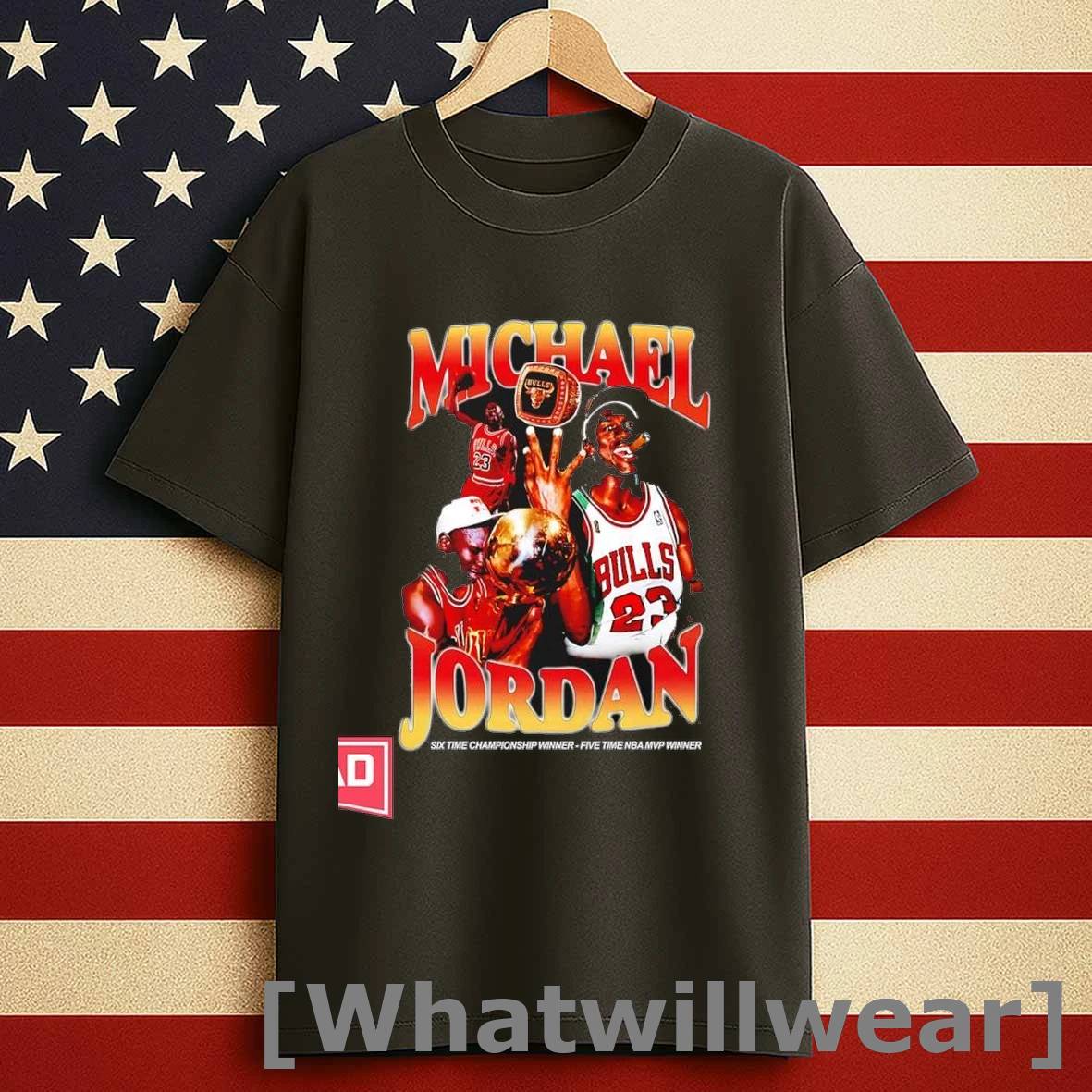 Michael Jordan Chicago Bulls Six Time Championship Winner Five Time Nba Mvp Winner Shirts