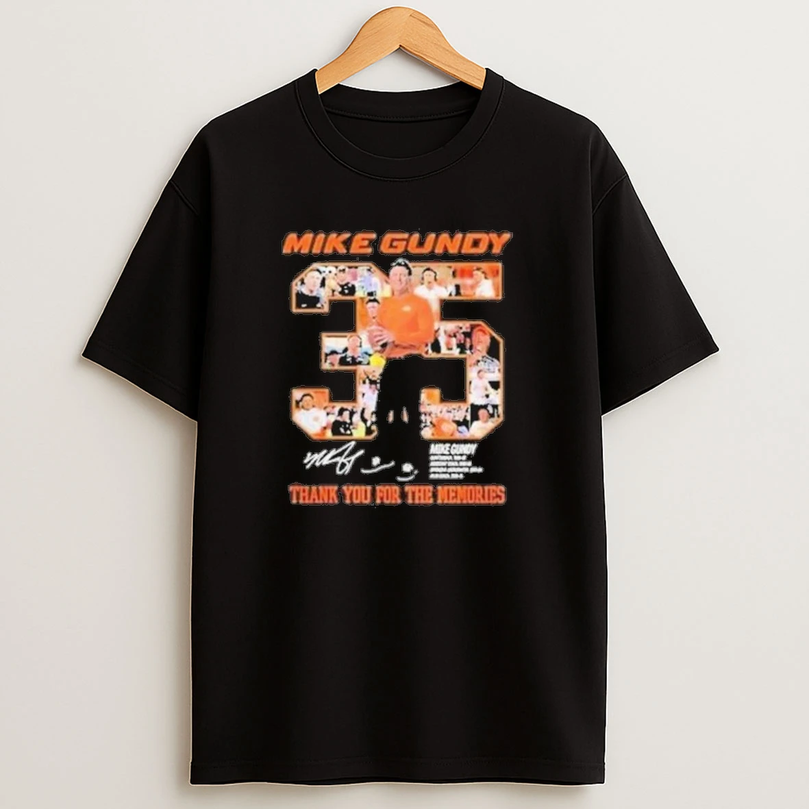Mike Gundy 35 Years Of Wholehearted Thank You For The Memories Oklahoma State Cowboys Shirts