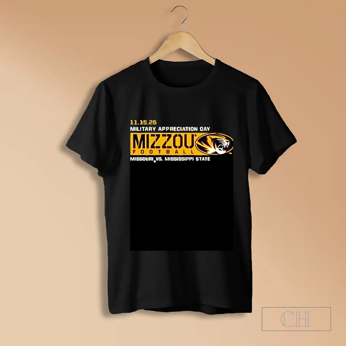 Military Appreciation Game Day 2025 Mizzou Tigers Vs Mississippi State Bulldogs Logo Shirts