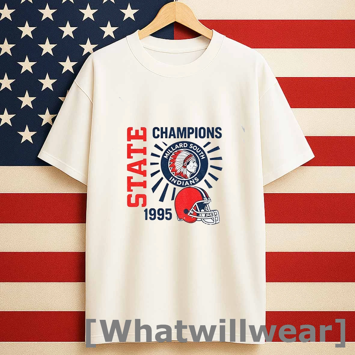 Millard South Indians Football Nfl State Champions Est 1995 Shirts