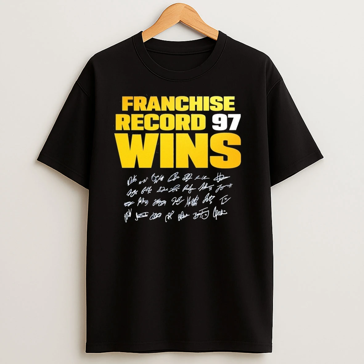 Milwaukee Brewers Franchise Record 97 Wins The Greatest Regular Season In Brewers History Signatures Shirts