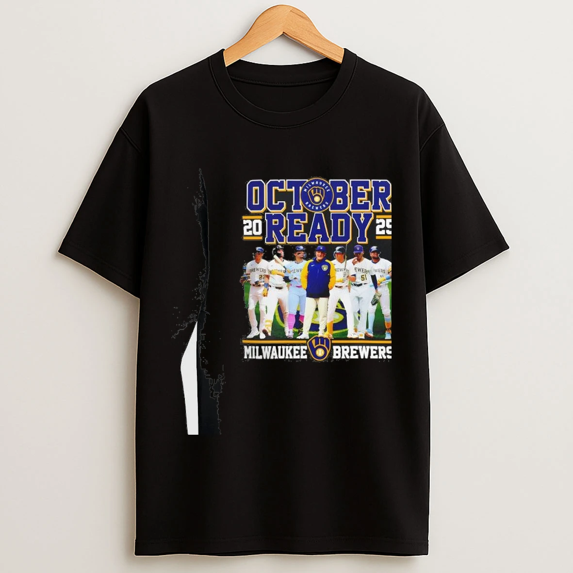 Milwaukee Brewers October Ready 2025 Mlb Postseason Team Shirts