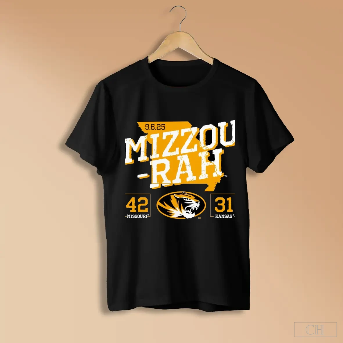 Missouri Tigers Vs Kansas Jayhawks 2025 Score Shirts