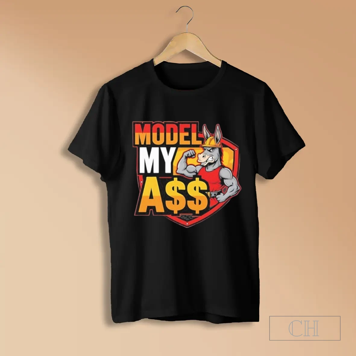 Model My A Donkey Muscle T Shirts