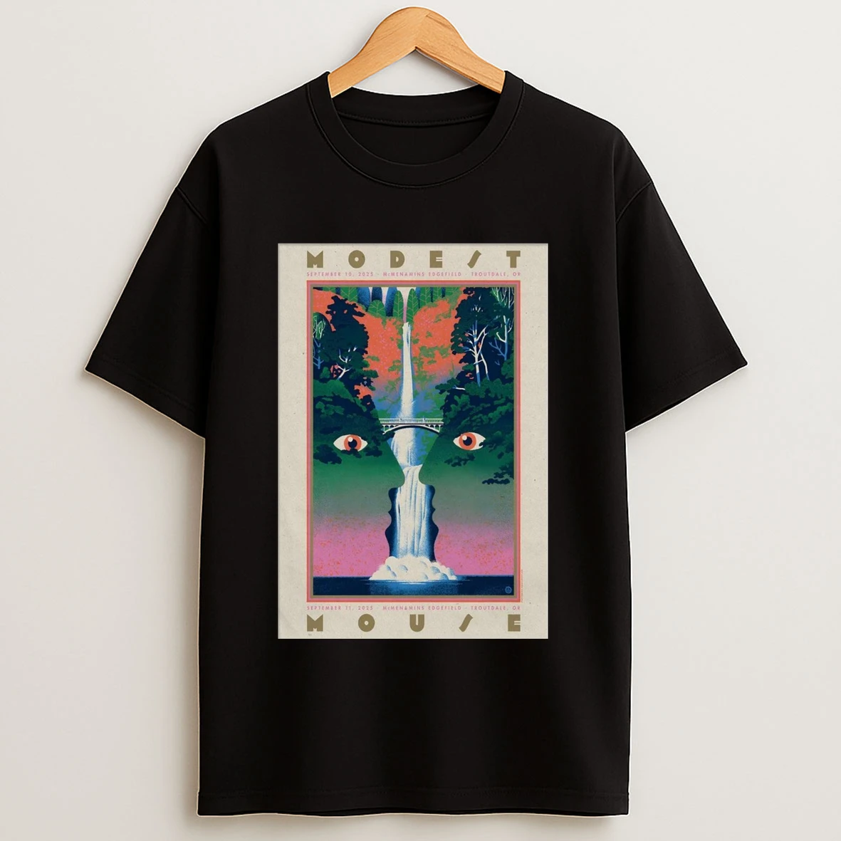 Modest Mouse At Mcmenamins Edgefield Troutdale Or On September 10 11 2025 Shirts