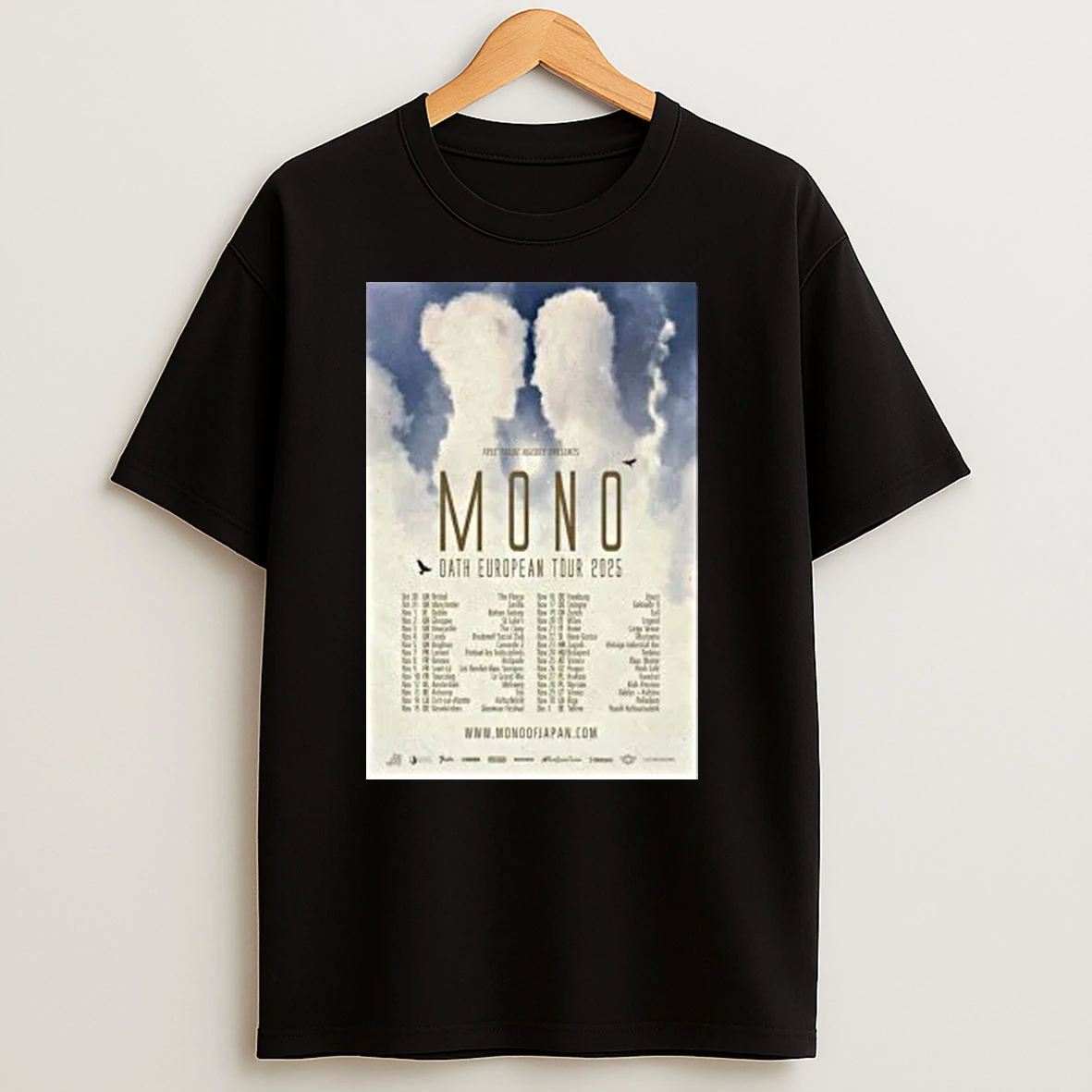 Mono Oath European Tour 2025 Shirts