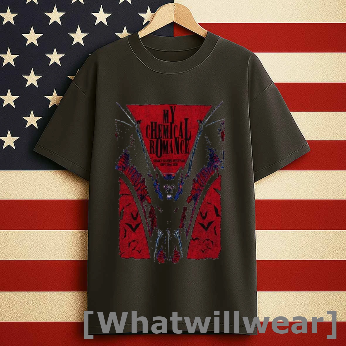 My Chemical Romance Shaky Knees Festival On Sep 20 2025 In Atlanta Ga Shirts