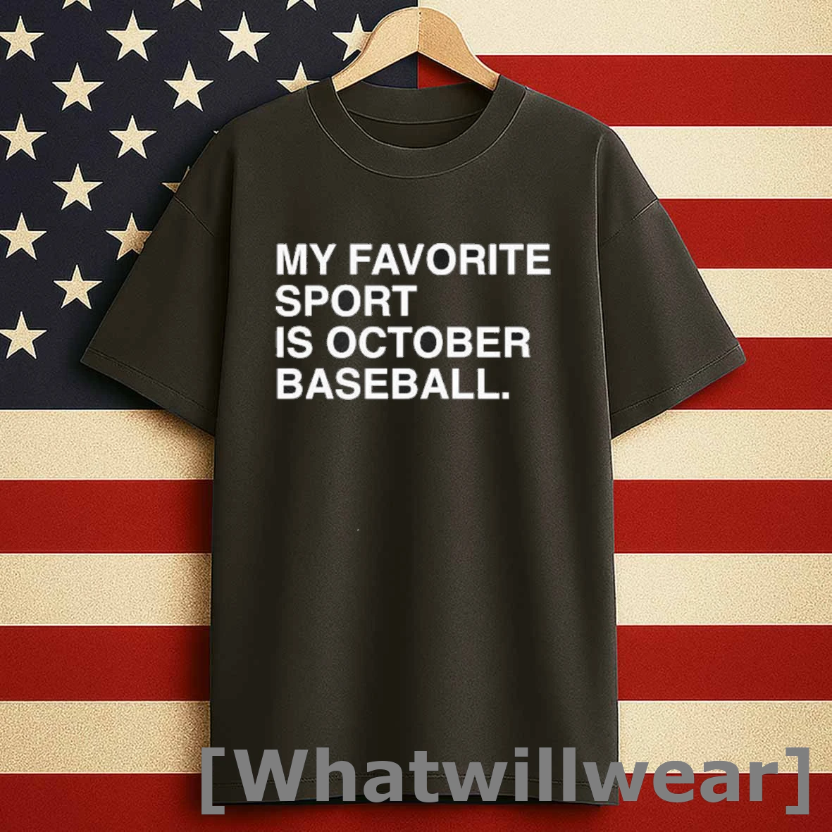 My Favorite Sport Is October Baseball Chicago Cubs Shirts
