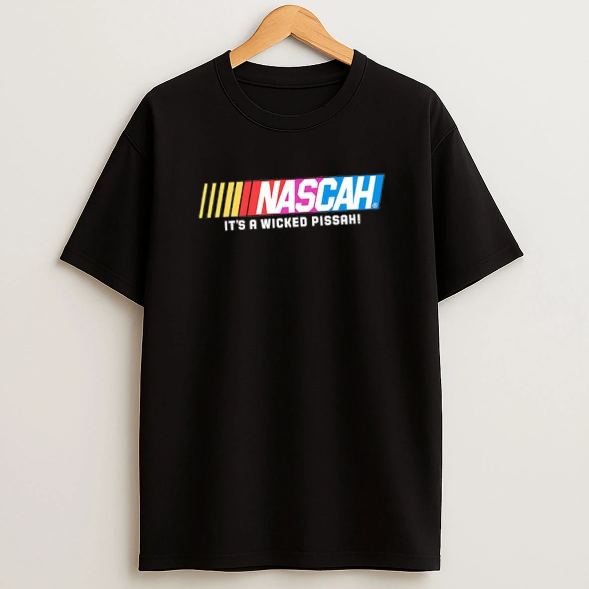Nascah Its A Wicked Pissah Style Nascar Logo Shirts