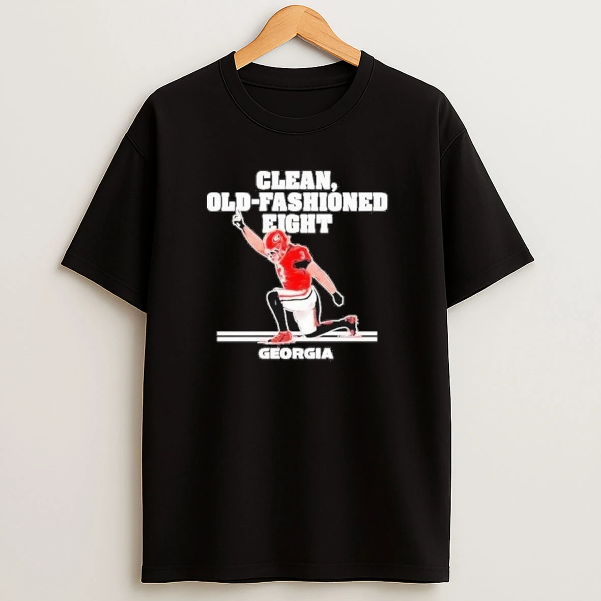 Nate Frazier Clean Old Fashioned Eight Georgia Bulldogs Shirts