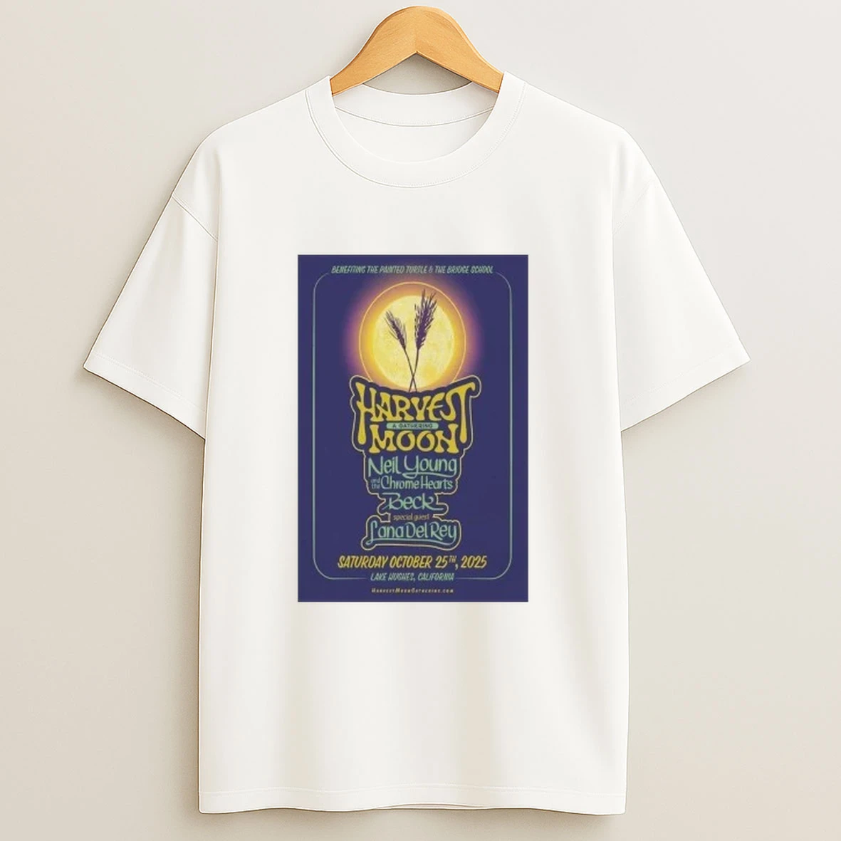 Neil Young Chrome Hearts Beck Oct 25 2025 Lake Hughes Ca Shirts
