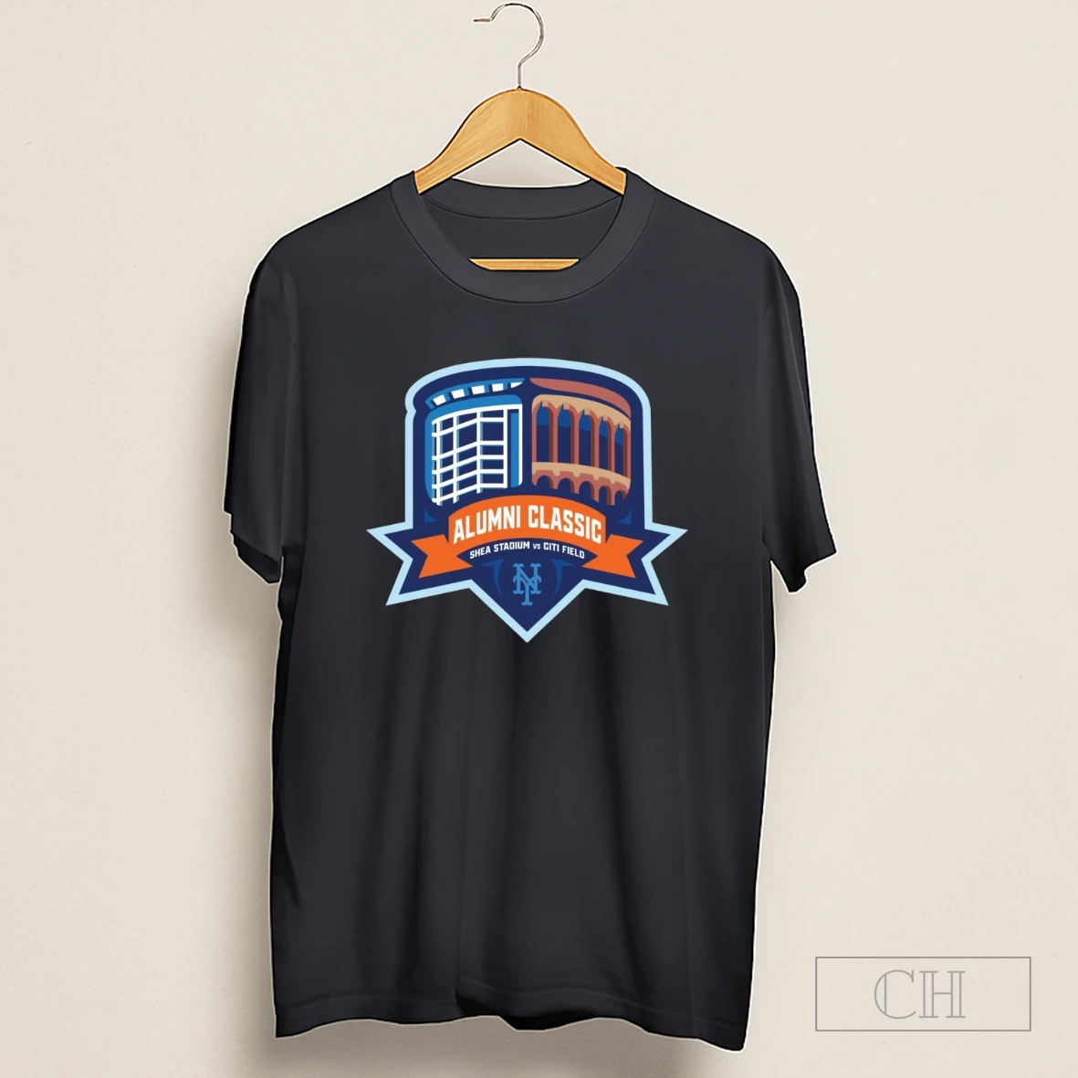 New York Mets Alumni Classic Shea Stadium Vs Citi Field Logo 2025 Shirt