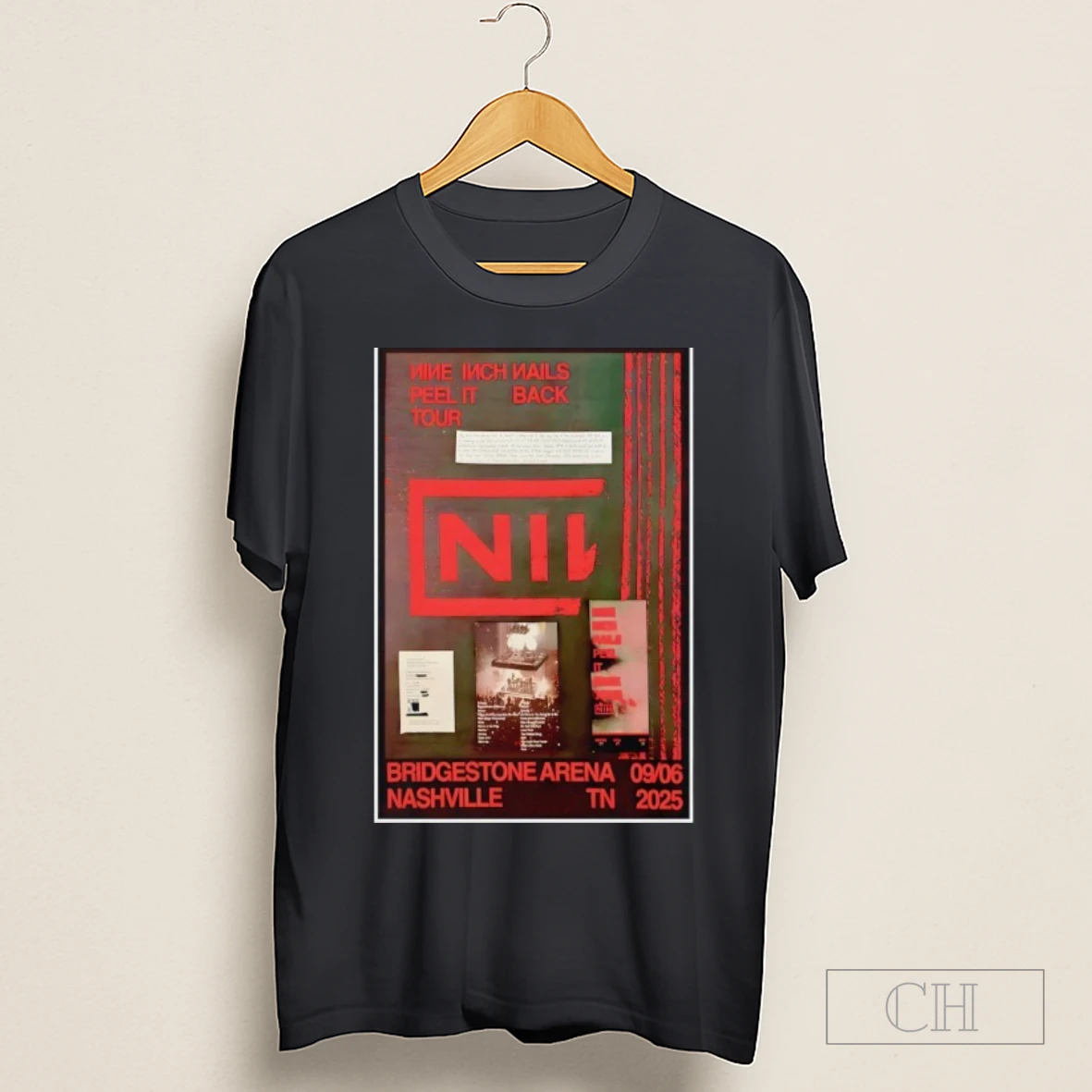 Nine Inch Nails September 6 2025 Nashville Tn Concert Shirt
