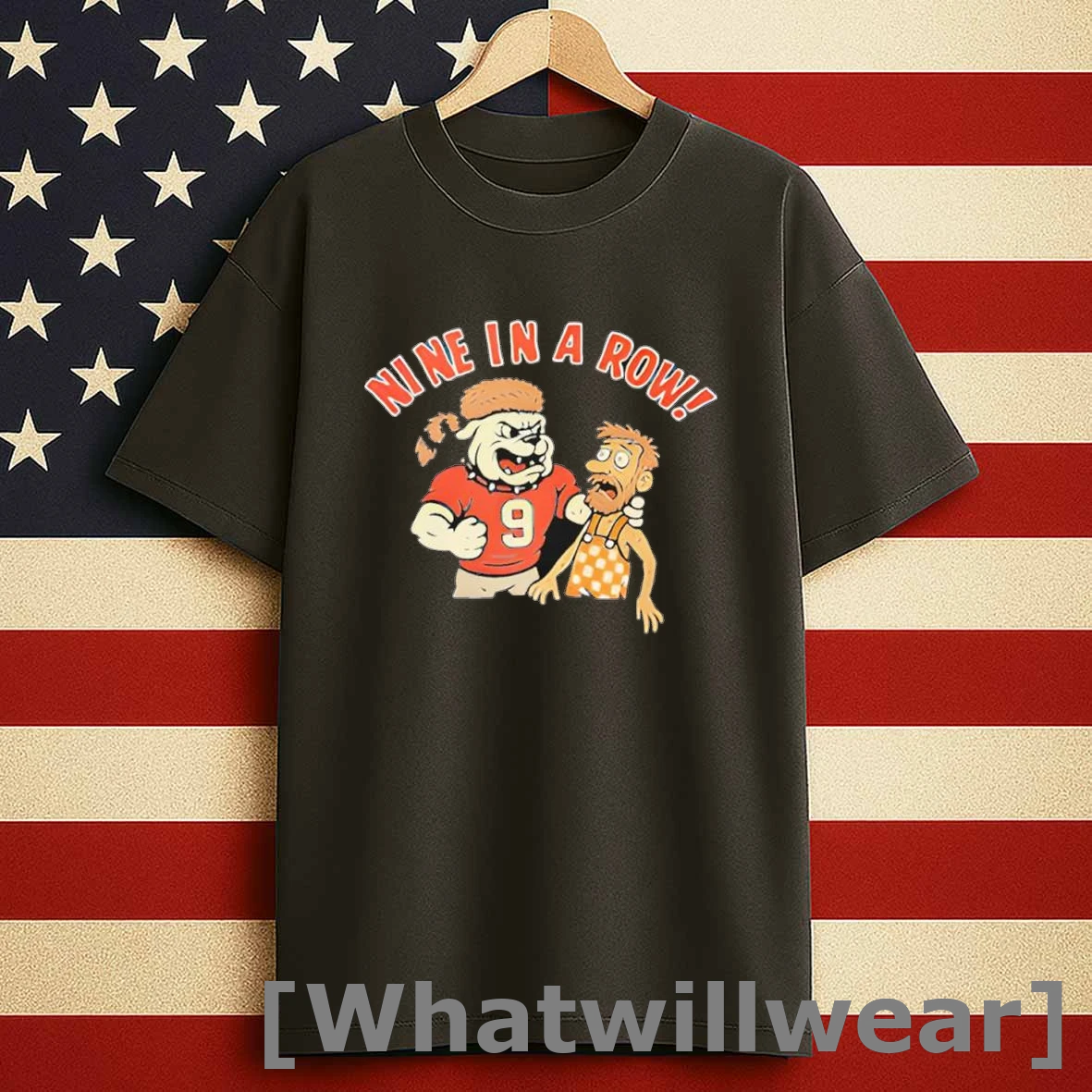 Nine In A Are Row Dawg On Top Good Ole Rocky Flop Shirts
