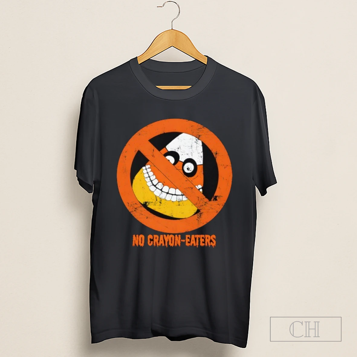 No Crayon Eaters Anti Candy Corn Halloween Shirt