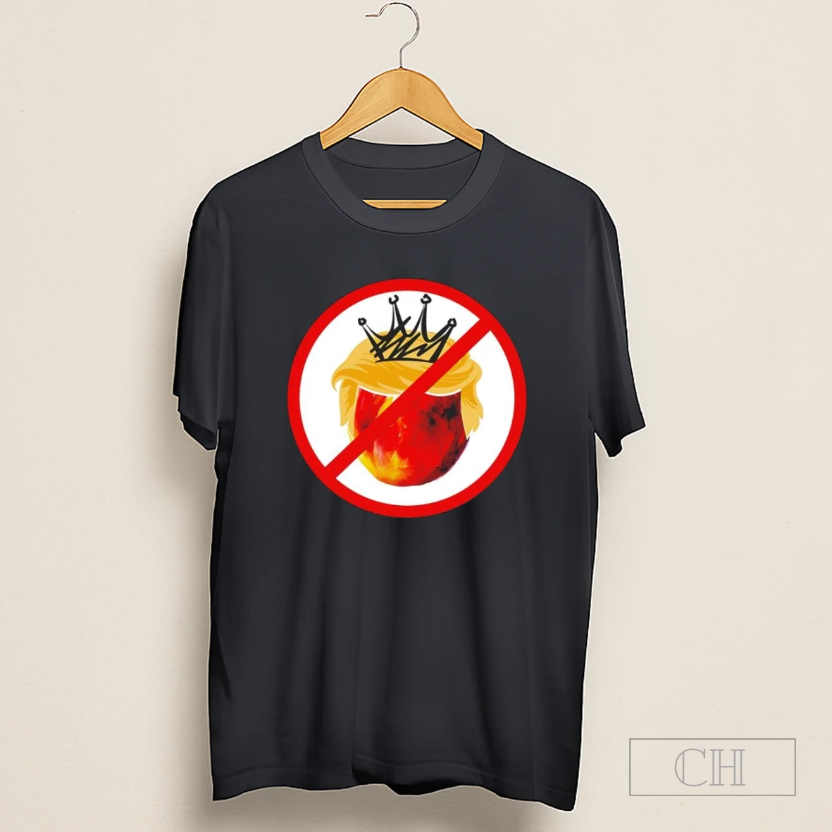 No Kings Day Protest Anti Trump Apple Caricature Shirt