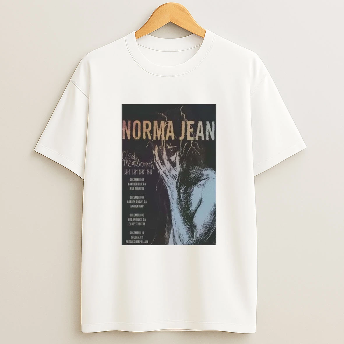Norma Jean O God The Aftermath 2025 Shows Shirts