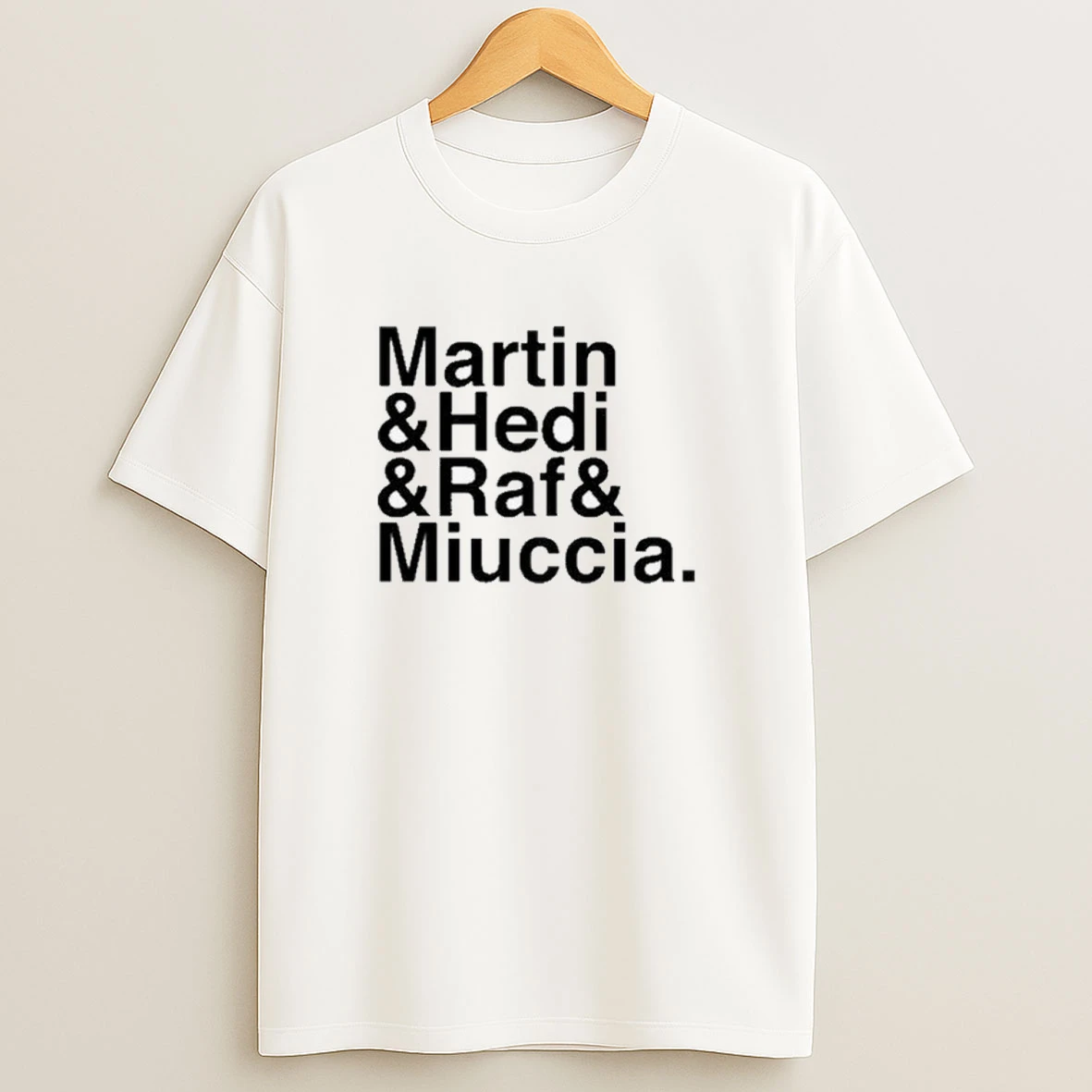 Nss Edicola Martin Hedi Raf Miuccia Shirts
