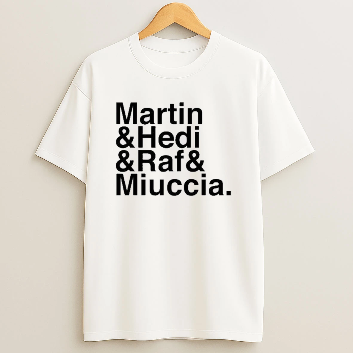 Nssmagazine Martin And Hedi And Raf And Miuccia Shirts