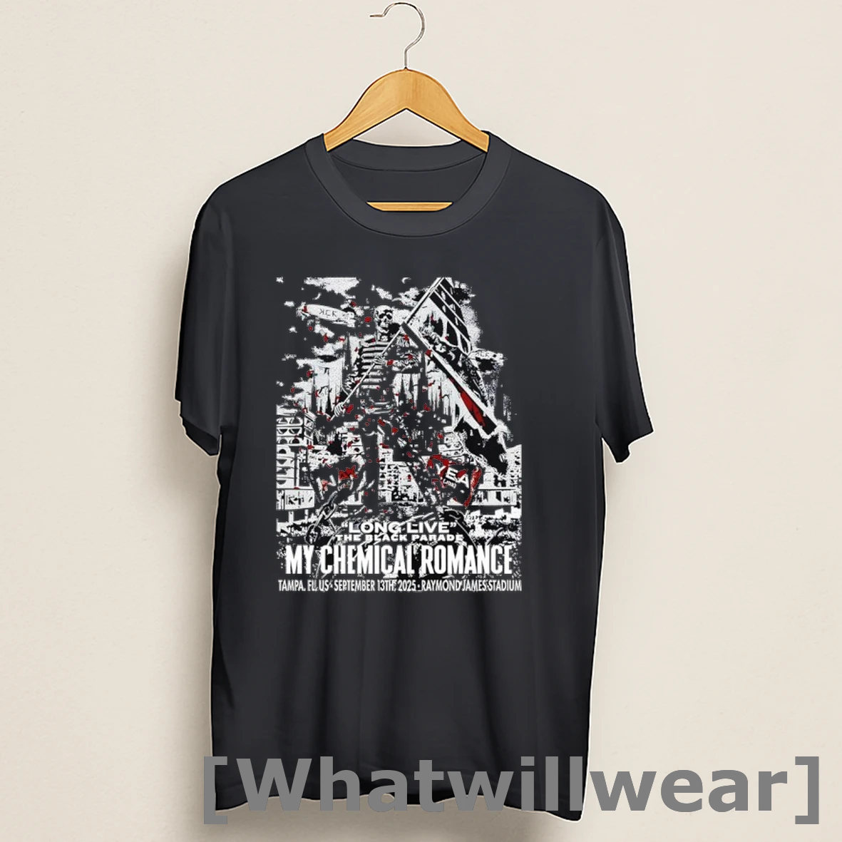 Official 09 13 2025 My Chemical Romance Tampa Fl Tour Shirts