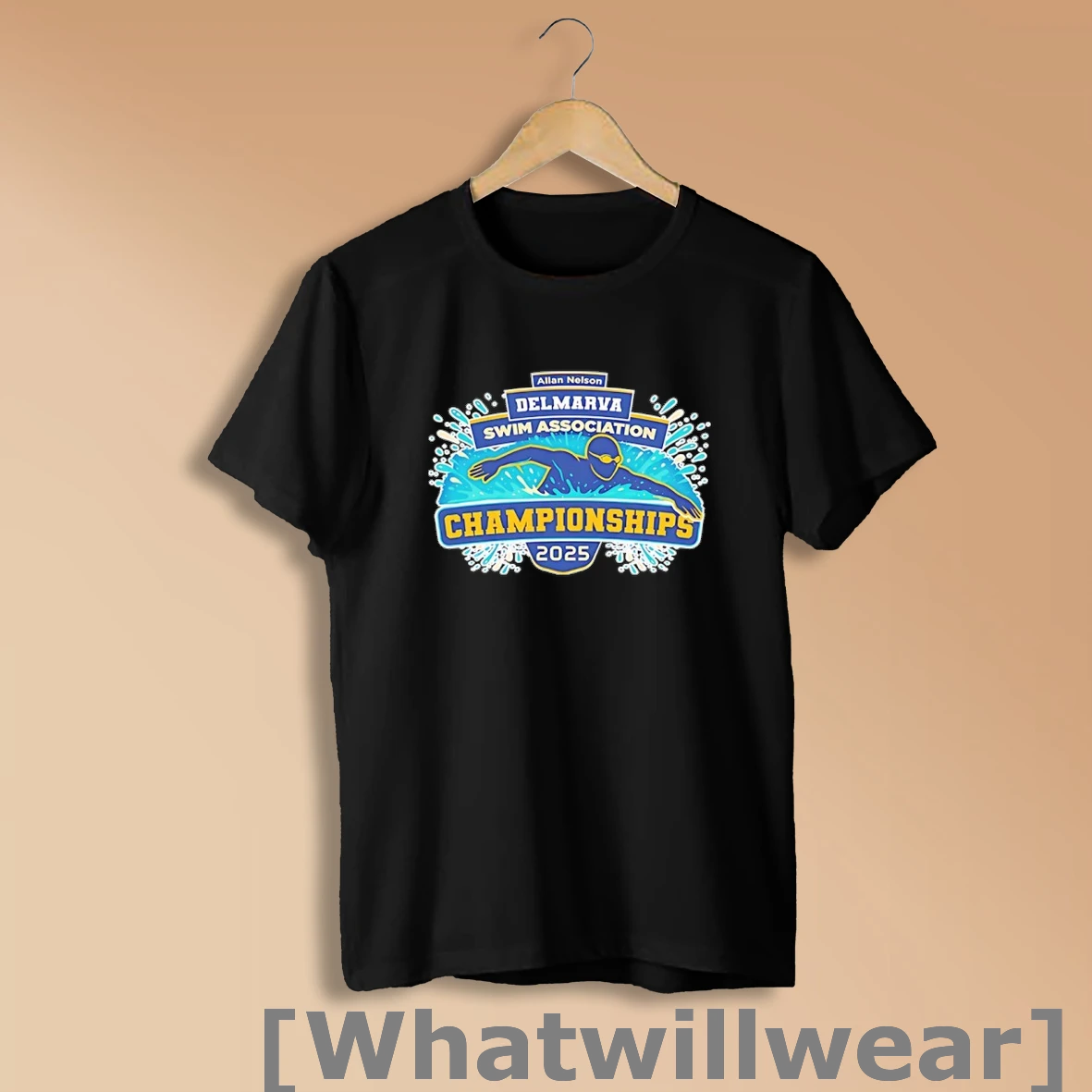 Official 2025 Allan Nelson Delmarva Swim Association Championships T Shirt Sweatshirt