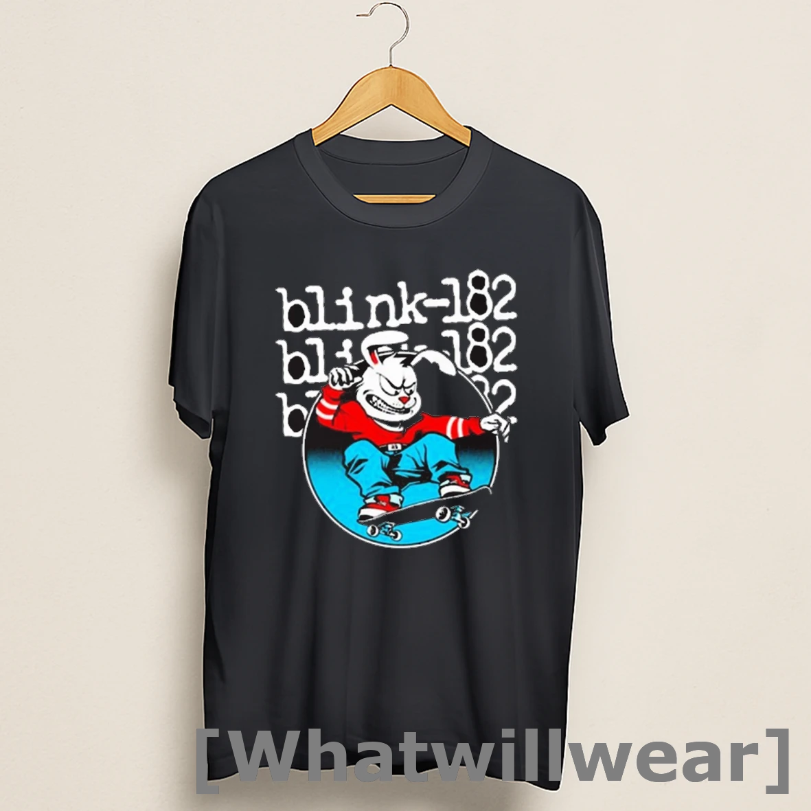 Official 2025 Blink 182 Skateboard Bunny Graphic Shirts