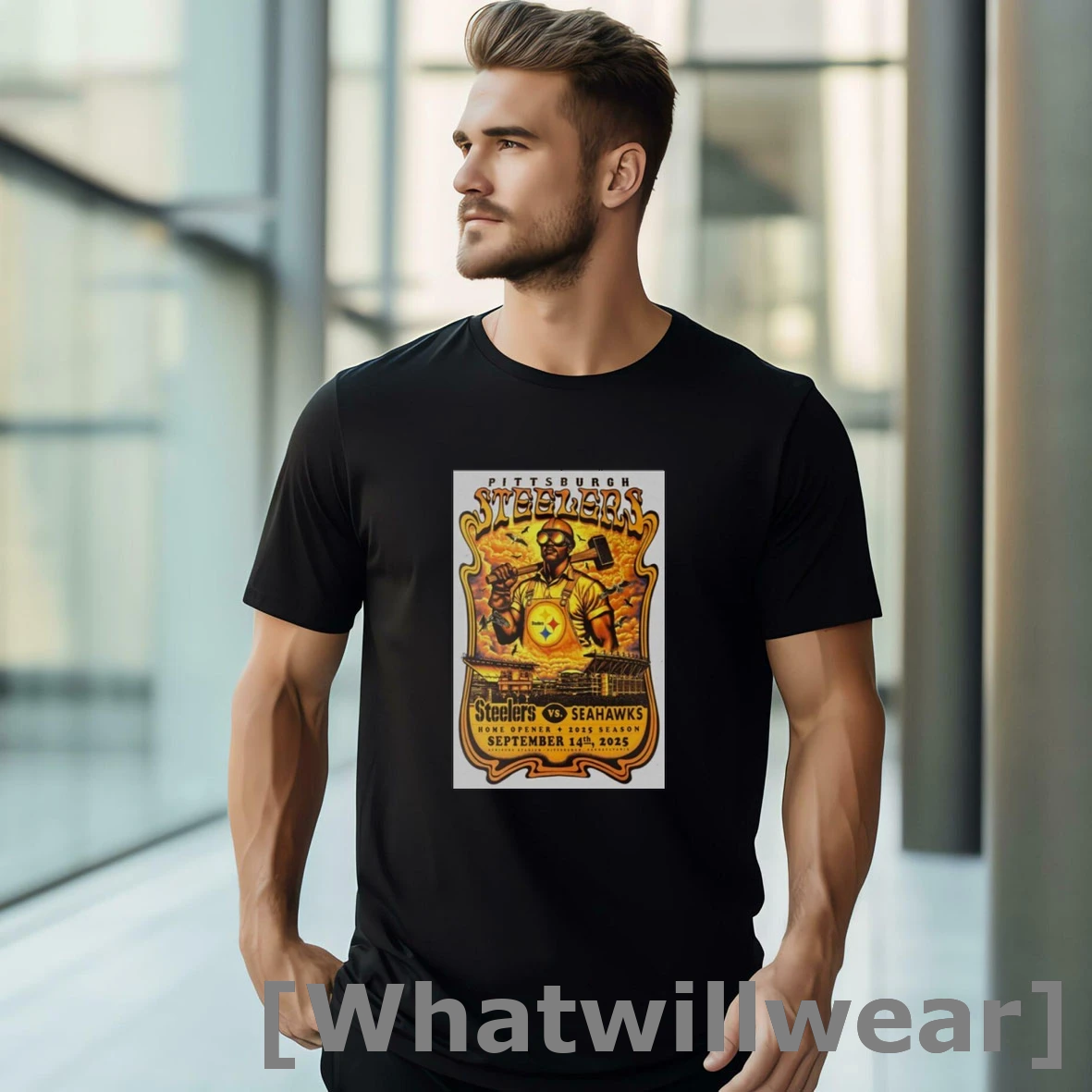 Official 2025 Steelers Home Game Tshirts Sweater