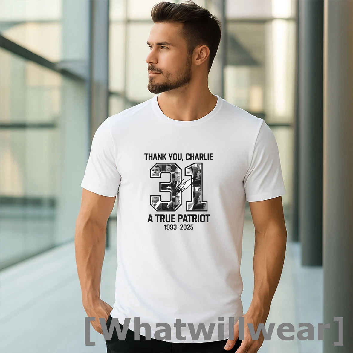 Official 2025 Thank You Charlie Kirk 31 A True Patriot Tshirts Sweater