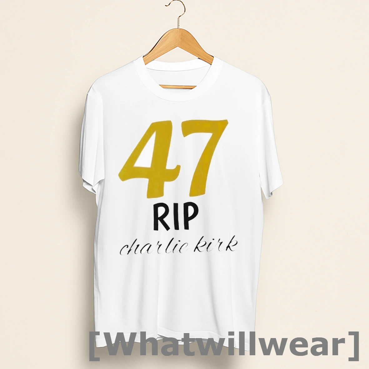 Official 47 Rip Charlie Kirk Shirts
