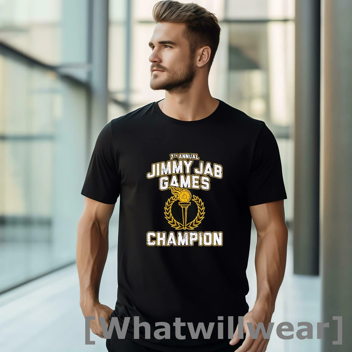 Official 7th Annual Jimmy Jab Games Champion Tshirts Sweater
