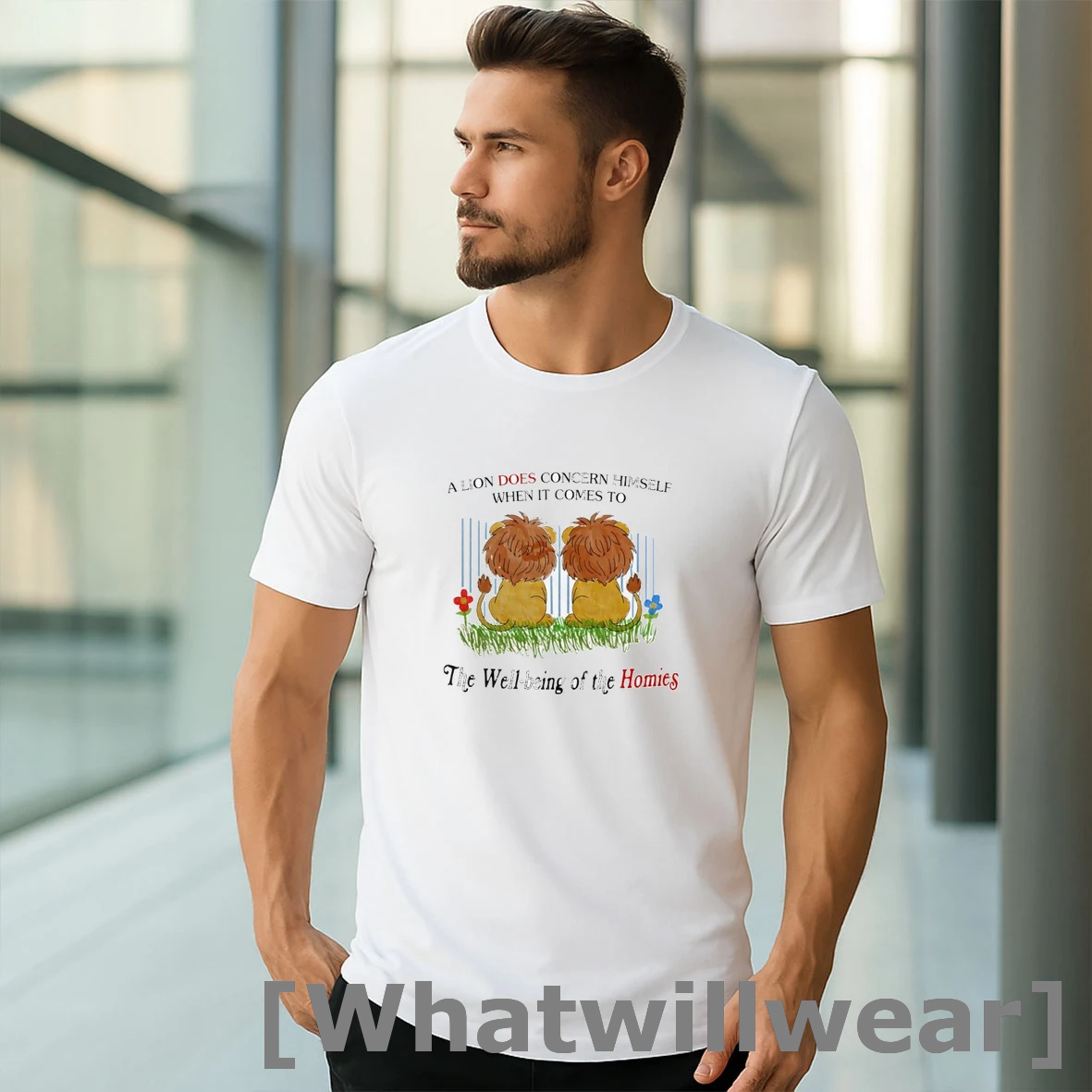 Official A Lion Does Concern Himself When It Comes To The Well Being Of The Homies Tshirts Sweater