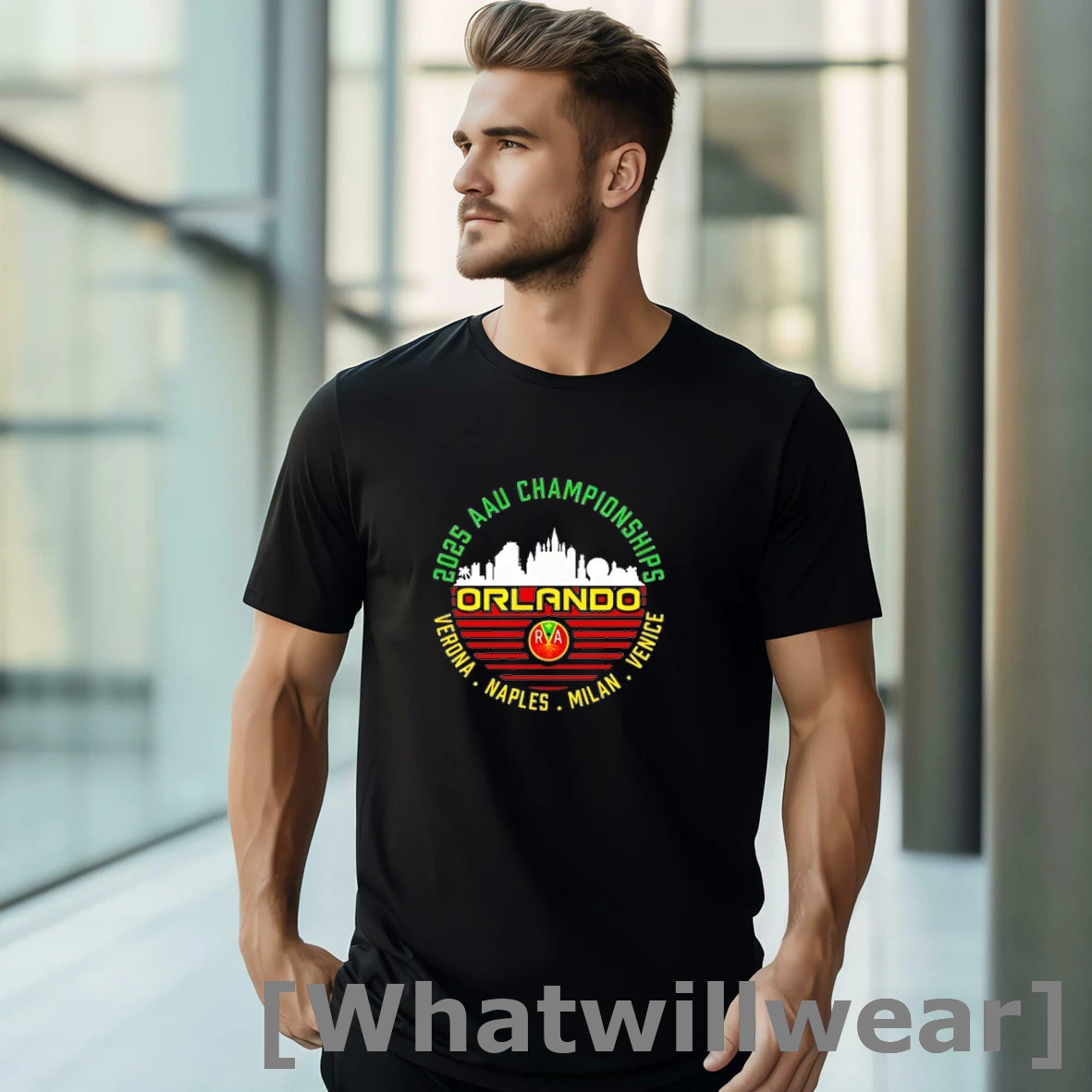 Official Aau Championships Orlando Verona Naples Milan Venice 2025 Tshirts Sweater