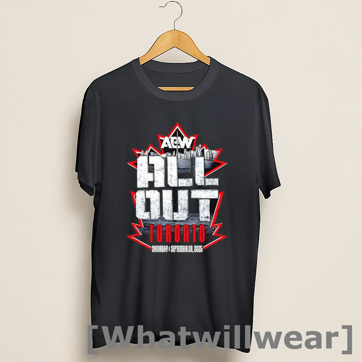 Official Aew All Out 2025 Toronto Shirts