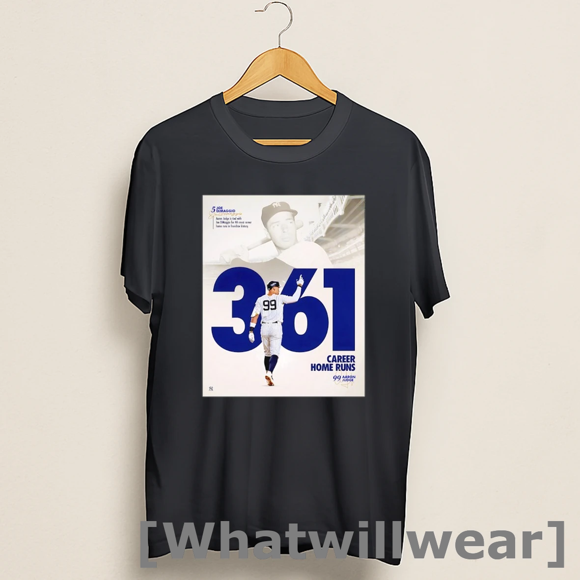 Official Aaron Judge Legendary Company For The Captain 361 Career Home Runs Shirts