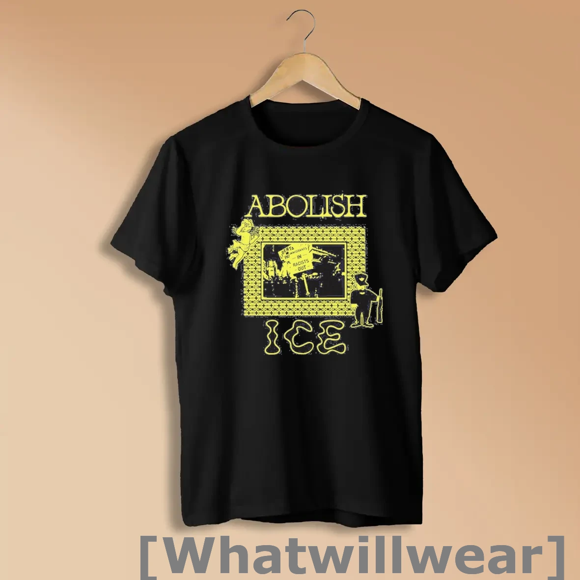 Official Abolish Ice Immigrants In Racist Out Shirts