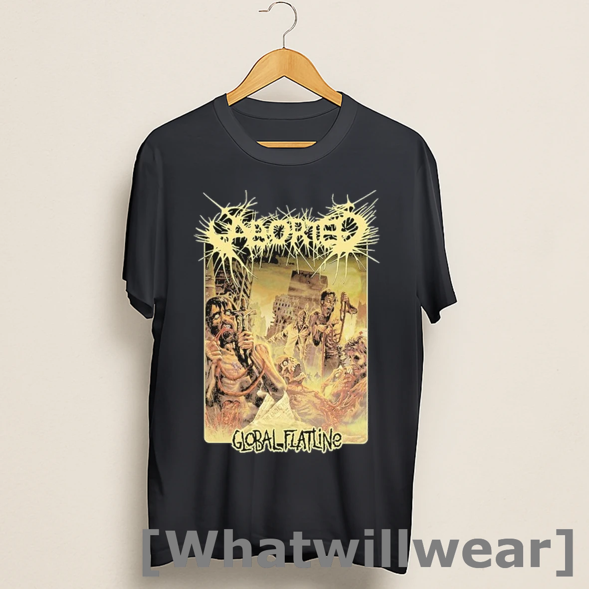 Official Aborted Global Flatline Shirts