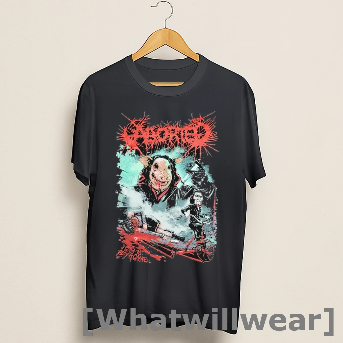 Official Aborted I Want To Play A Game Saw Shirts