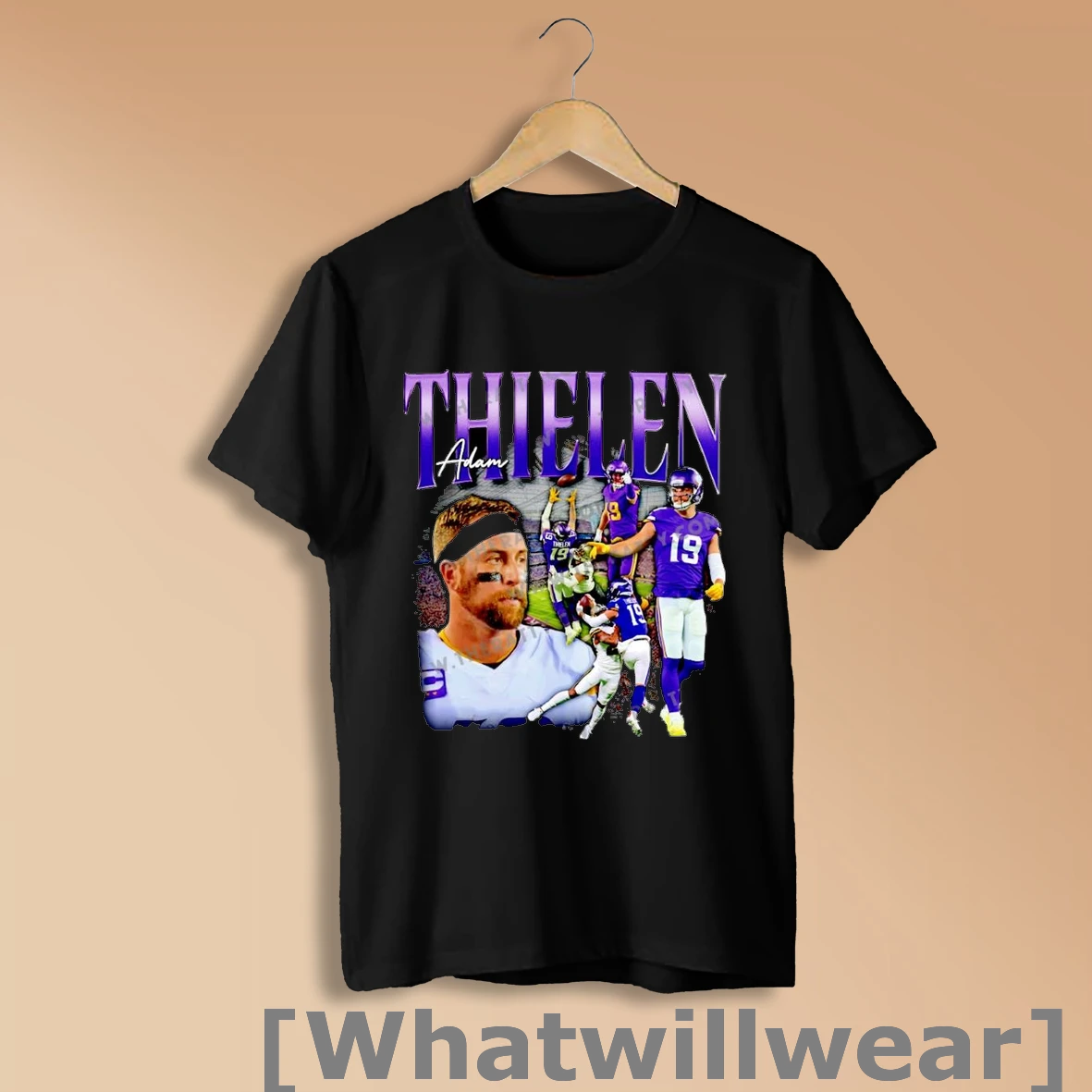 Official Adam Thielen 19 Minnesota Vikings Nfl Graphic Shirt Sweatshirt