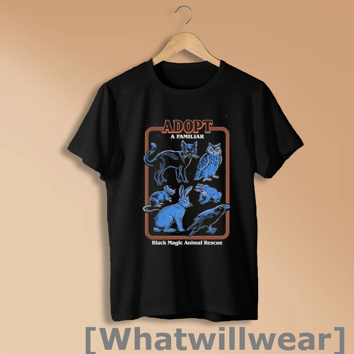 Official Adopt A Familiar Black Magic Animal Rescue Shirt Sweatshirt