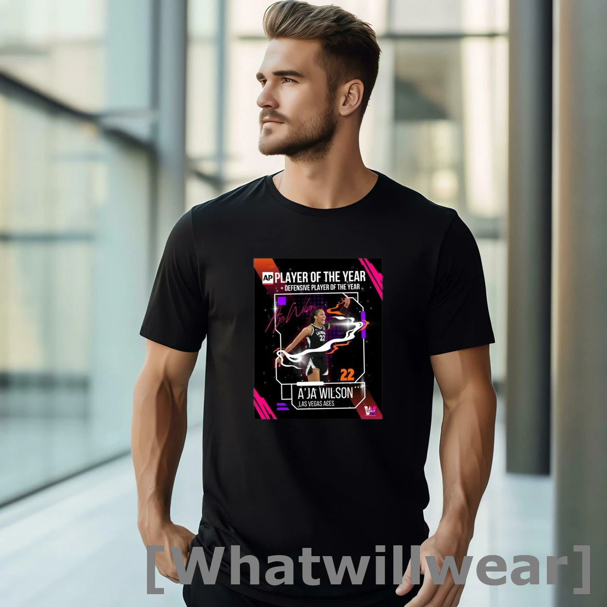 Official Aja Wilson 2025 Player Of The Year Shirts