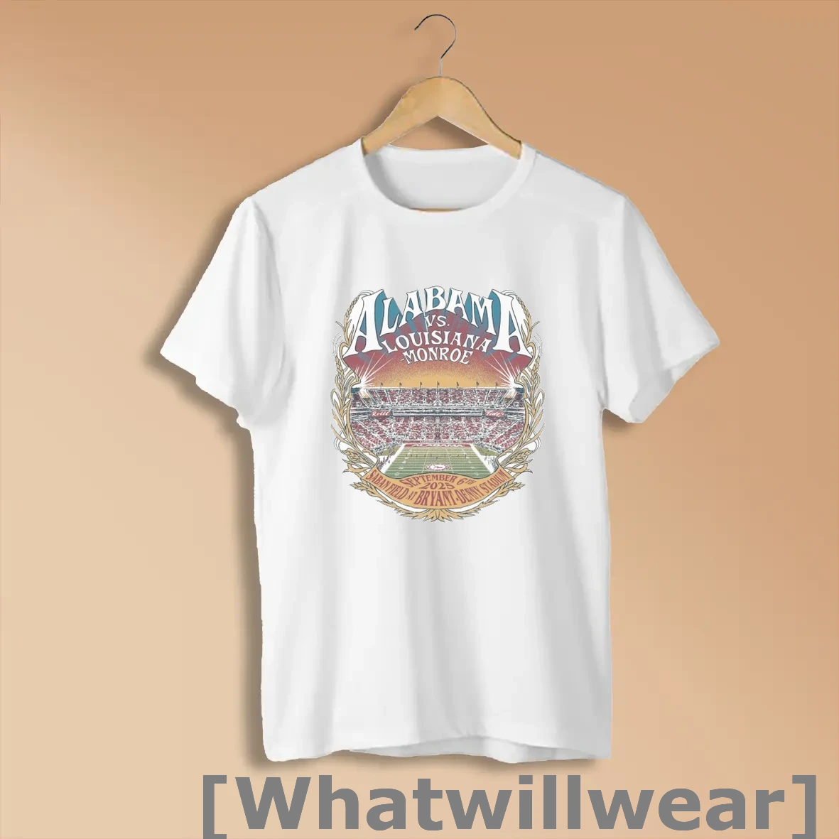 Official Alabama Crimson Tide Vs Louisiana Monroe 2025 Gameday Sept 6 Shirts