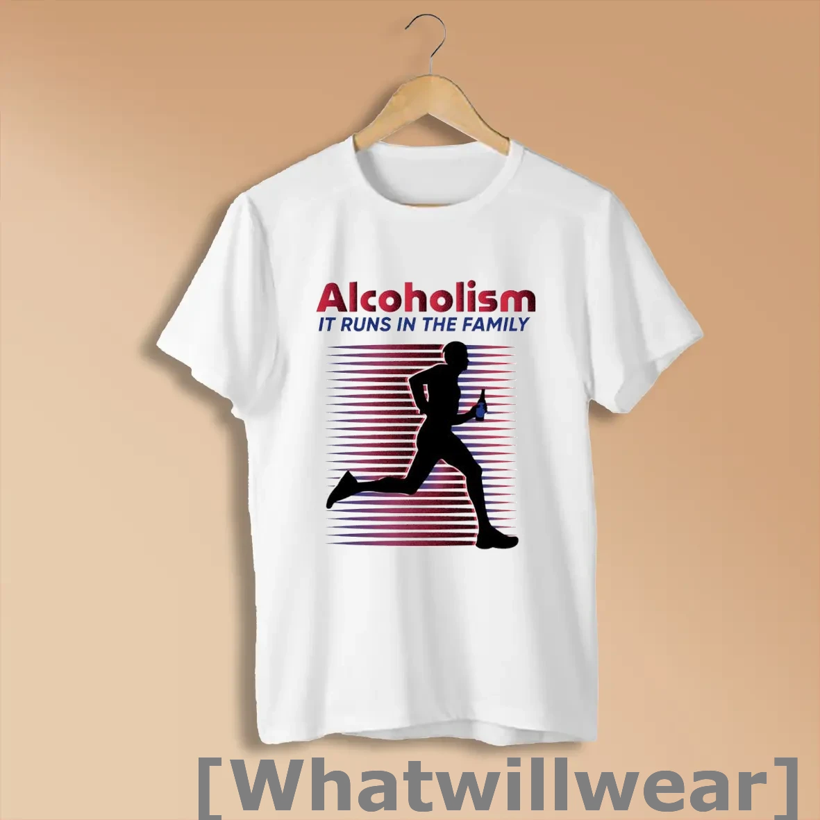 Official Alcoholism It Runs In The Family Shirts